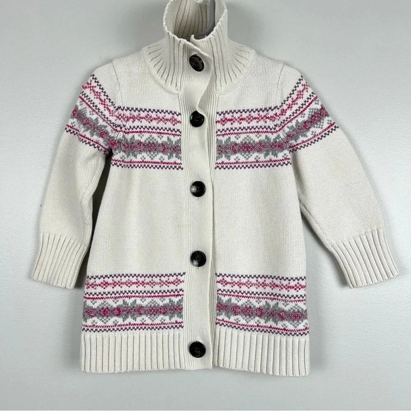💜 babyGap Sweater Button‎ Up Adorable, Size 3T - Picture 1 of 8